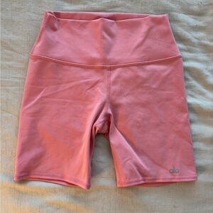ALO Yoga Coral Pink Shorts